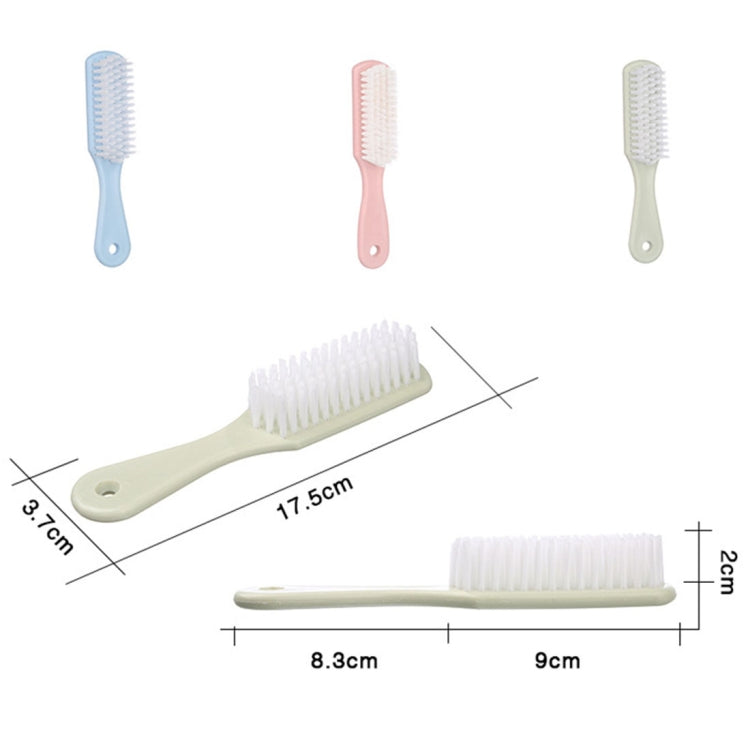 10 PCS Plastic Handle Clothes Cleaner Shoes Scrubbing Cleaning Brush(Blue)