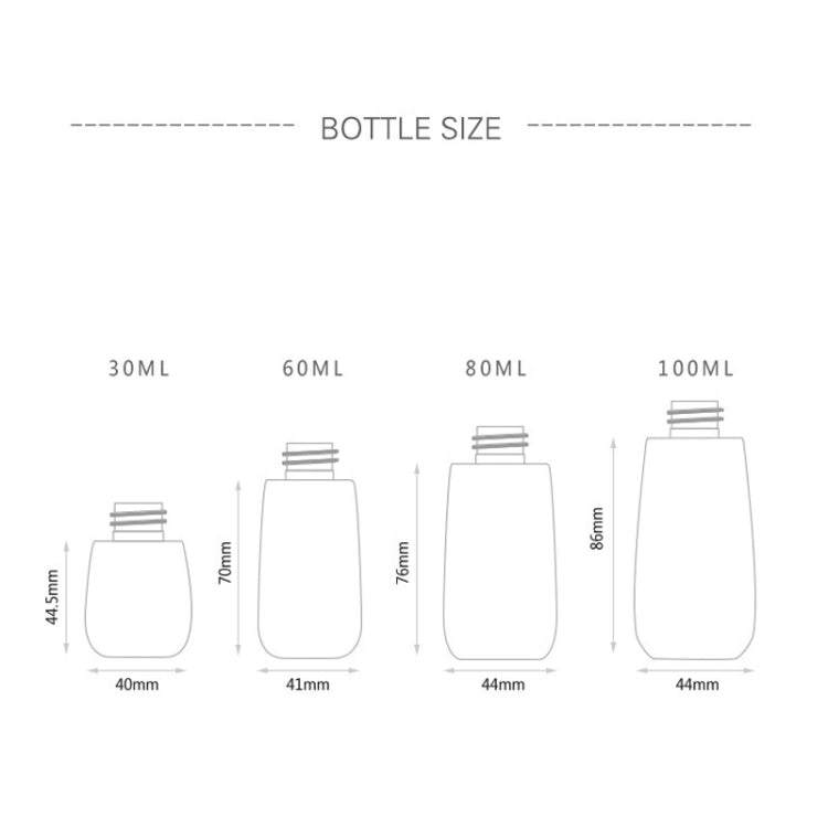 10 PCS Portable Refillable Plastic Fine Mist Perfume Spray Bottle Transparent Empty Spray Sprayer Bottle, 30ml