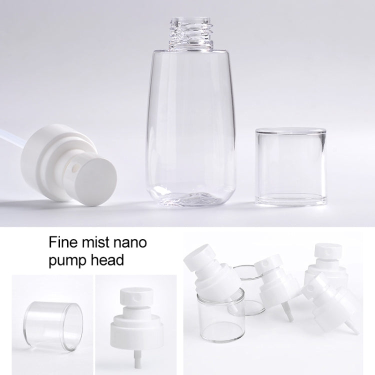 10 PCS Portable Refillable Plastic Fine Mist Perfume Spray Bottle Transparent Empty Spray Sprayer Bottle, 30ml