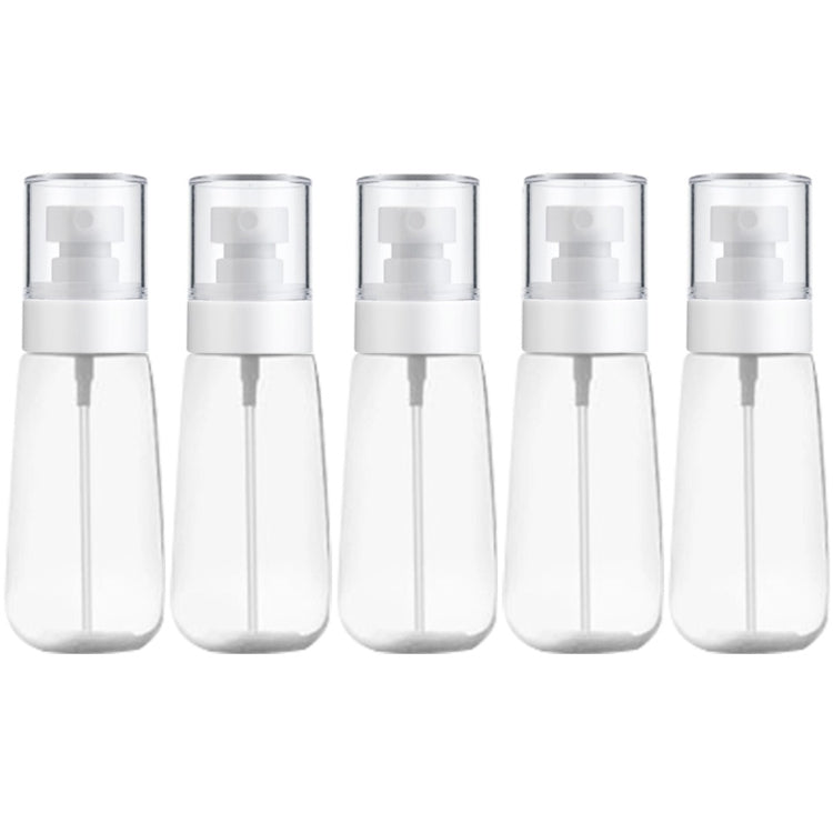10 PCS Portable Refillable Plastic Fine Mist Perfume Spray Bottle Transparent Empty Spray Sprayer Bottle, 80ml(Transparent)