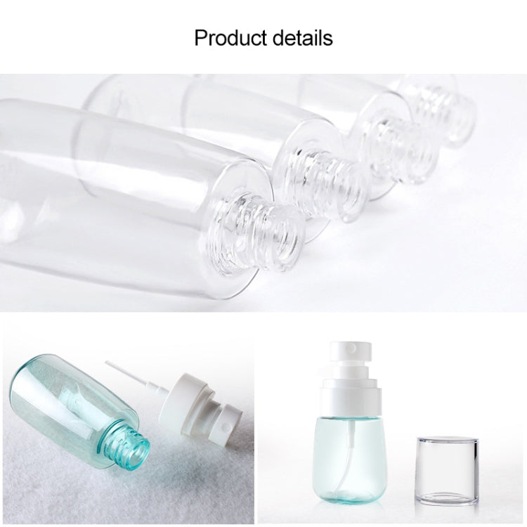 10 PCS Portable Refillable Plastic Fine Mist Perfume Spray Bottle Transparent Empty Spray Sprayer Bottle, 100ml