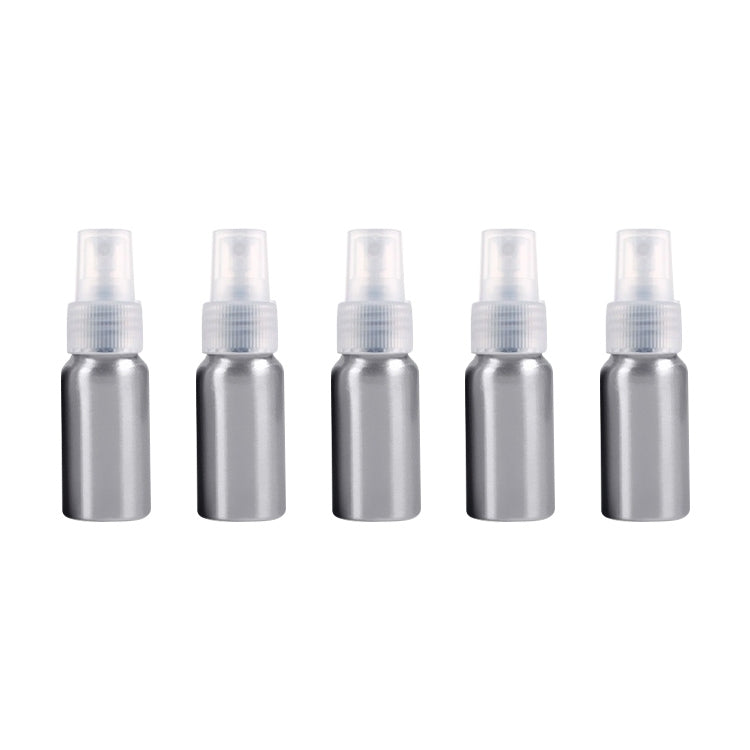 5 PCS Refillable Glass Fine Mist Atomizers Aluminum Bottle, 30ml
