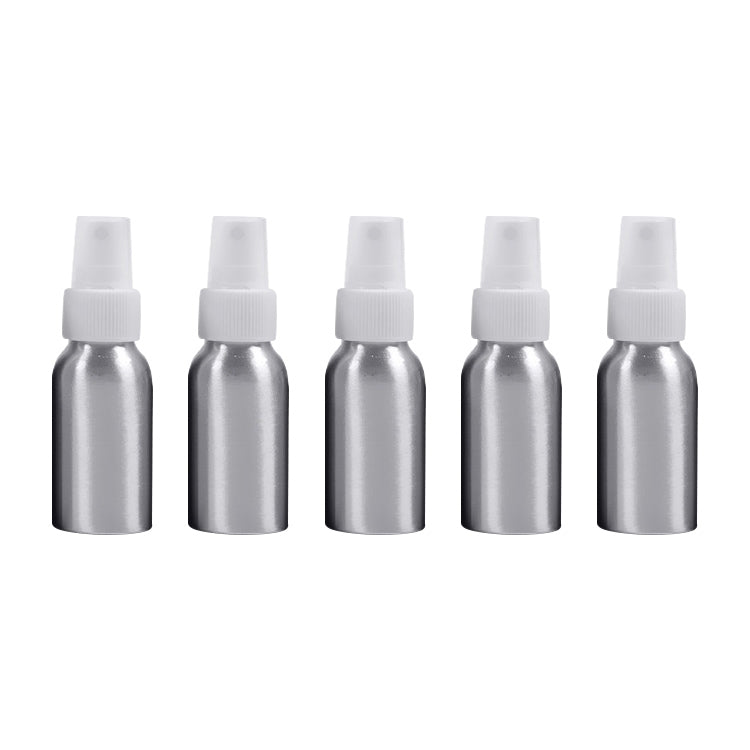 Refillable Glass Fine Mist Atomizers Aluminum Bottle, 50ml