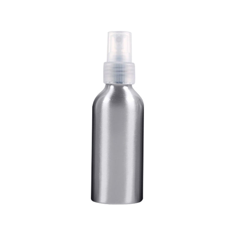 5 PCS Refillable Glass Fine Mist Atomizers Aluminum Bottle, 100ml