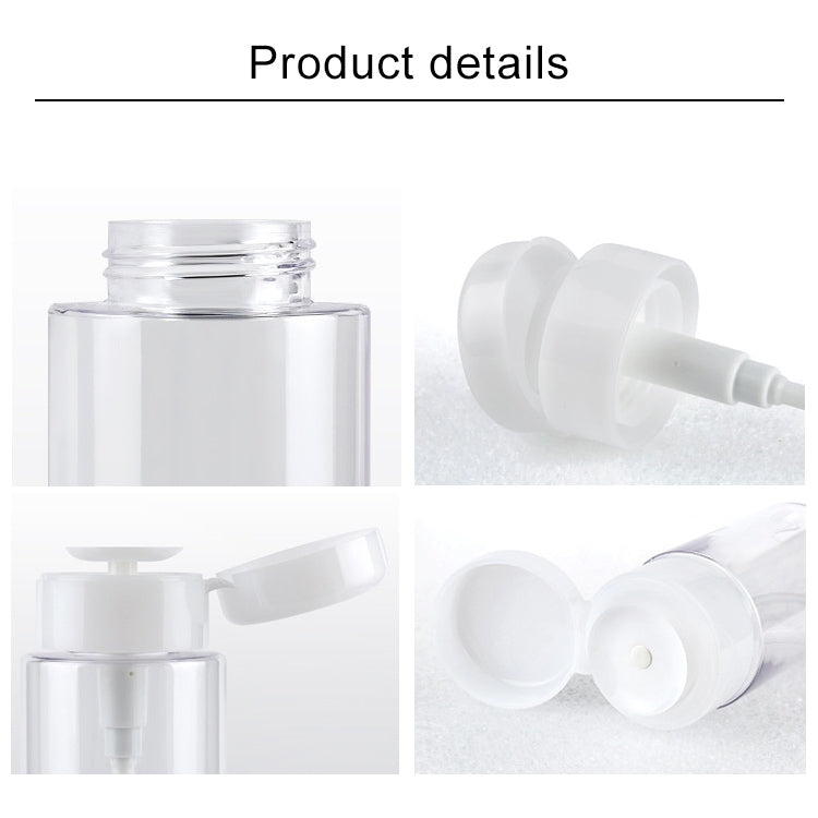 5 PCS Portable Liquid Push Down Pump Dispenser Bottle Empty Plastic Bottle Container, 150ml