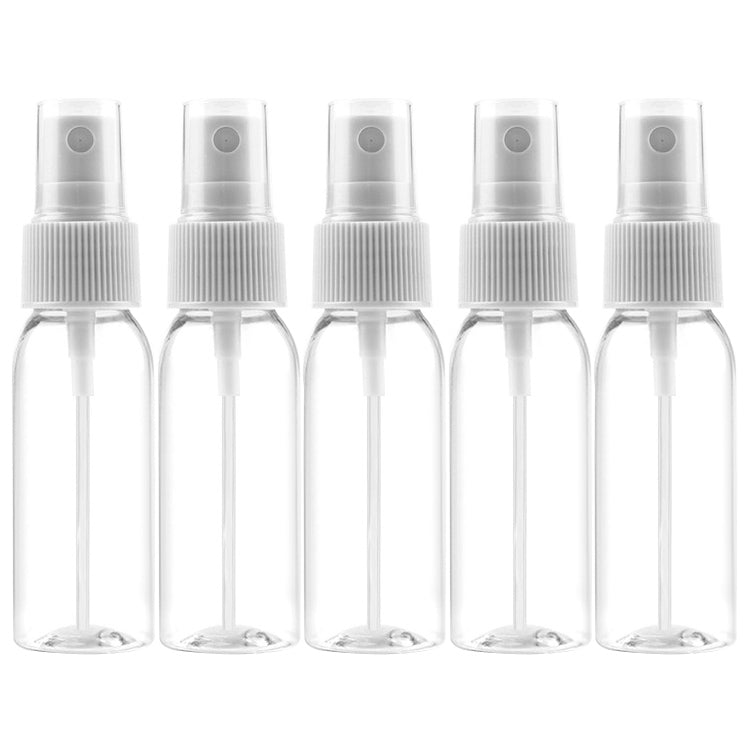 5 PCS Clear Portable Bottle Fine Mist Spray Bottle, 30ml