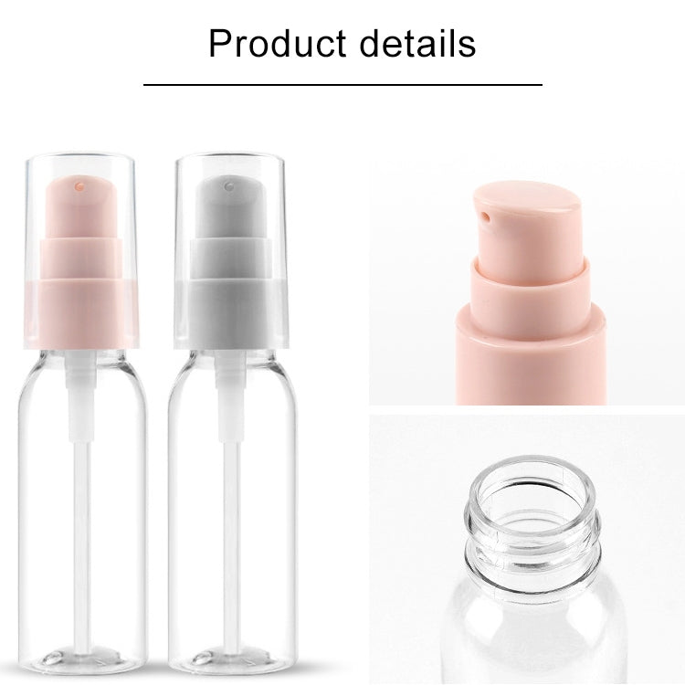 5 PCS Travel Plastic Bottles Leak Proof Portable Travel Accessories Cream Bottles Containers, 30ml