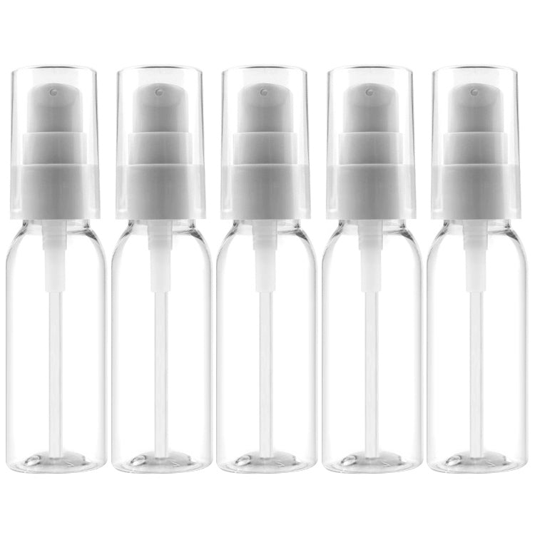 5 PCS Travel Plastic Bottles Leak Proof Portable Travel Accessories Cream Bottles Containers, 30ml