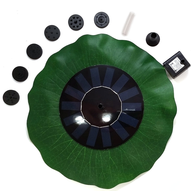 Solar Powered Water Pump Panel Kit Lotus Leaf Floating Pump Fountain Pool Garden Pond Watering Submersible Pumps