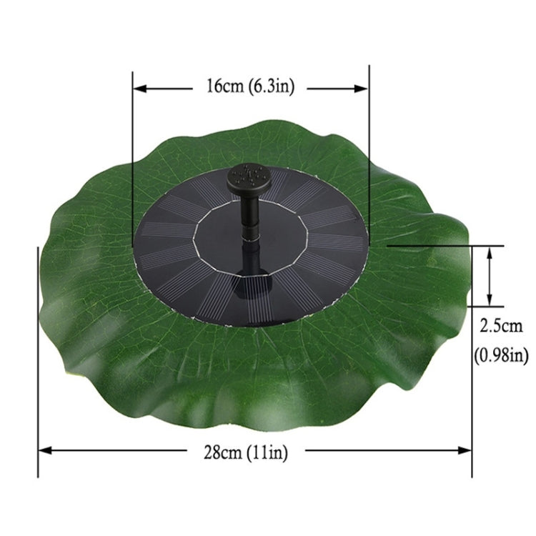 Solar Powered Water Pump Panel Kit Lotus Leaf Floating Pump Fountain Pool Garden Pond Watering Submersible Pumps