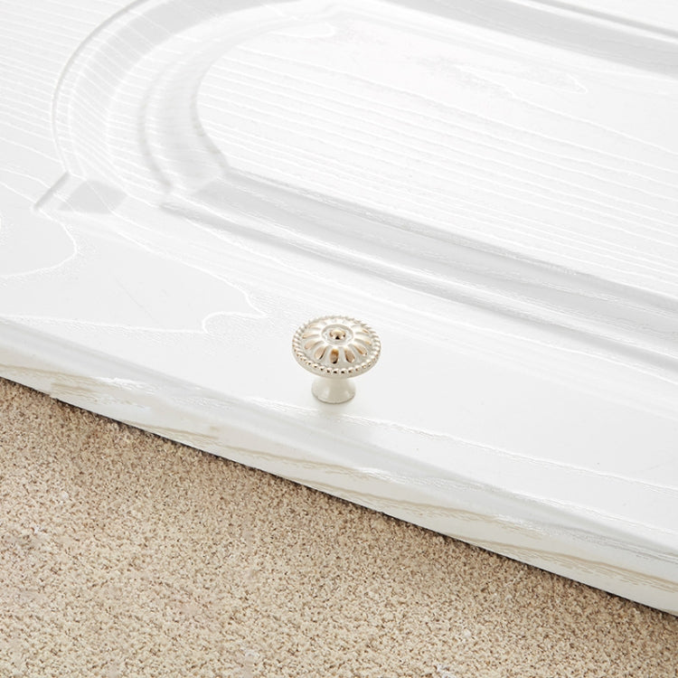 10 PCS 6041 Small Single Hole Ivory White Zinc Alloy Simple Closet Cabinet Handle Length: 24mm