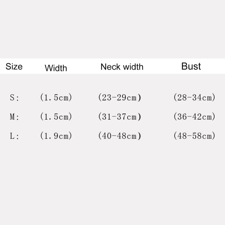 Rhinestone Leather Glasses Style Breathable Dog Chest Strap, Size: L(Red)