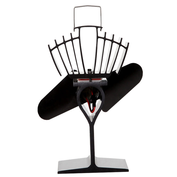 A29 2-Blade Aluminum Heat Powered Ultra Quiet Fireplace Stove Fan