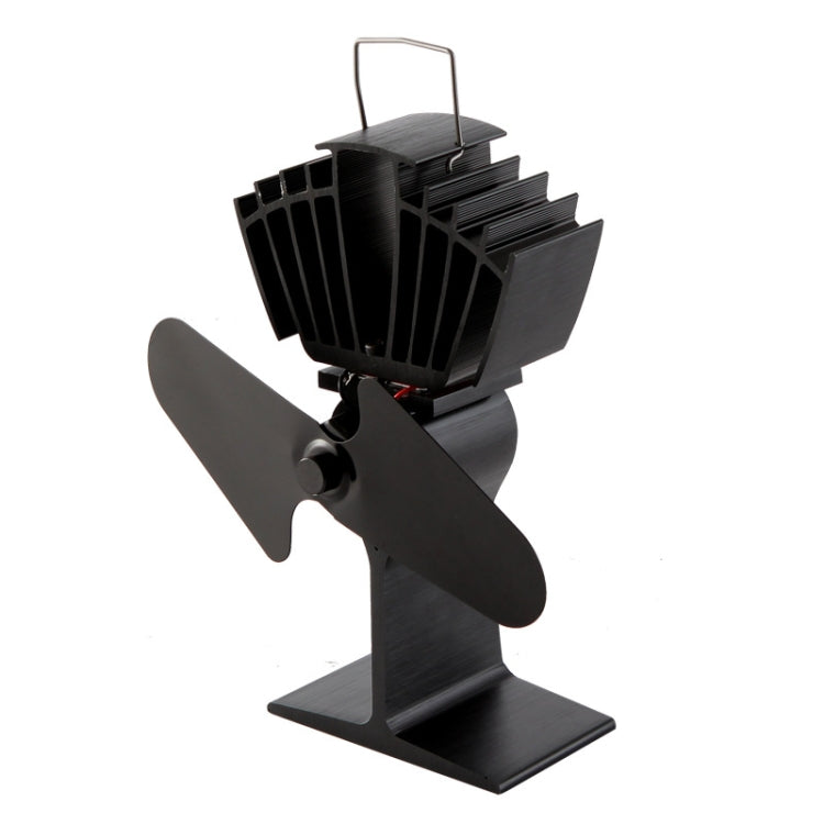 A29 2-Blade Aluminum Heat Powered Ultra Quiet Fireplace Stove Fan