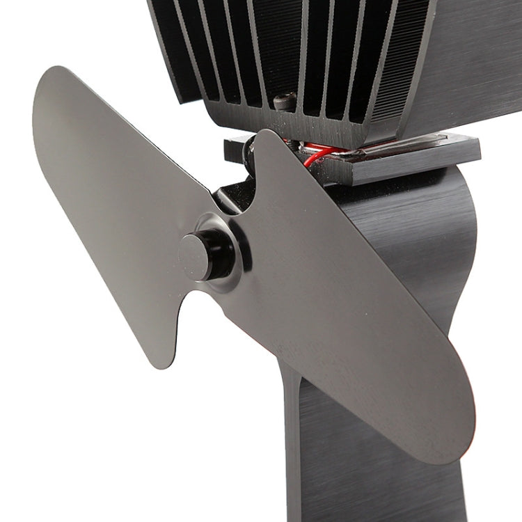 A29 2-Blade Aluminum Heat Powered Ultra Quiet Fireplace Stove Fan