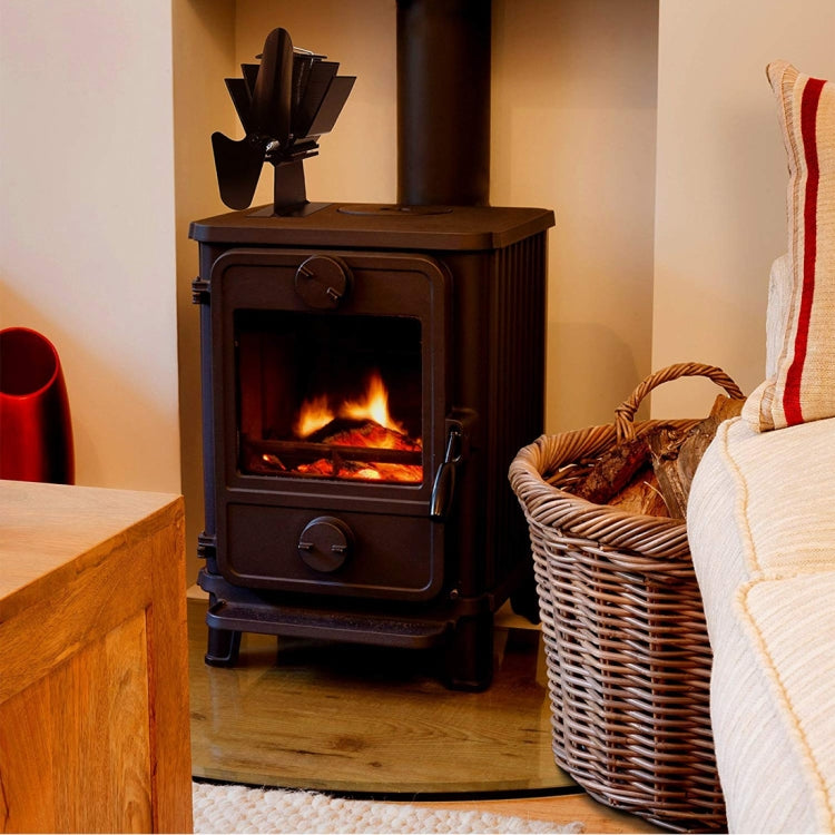 A29 2-Blade Aluminum Heat Powered Ultra Quiet Fireplace Stove Fan