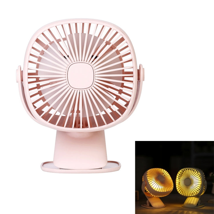 Sunshine  Box Night USB Fan With 360 Degree Rotation & Wind 3 Speeds(Pink)