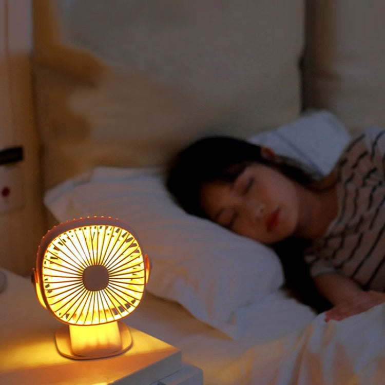 Sunshine  Box Night USB Fan With 360 Degree Rotation & Wind 3 Speeds(Pink)
