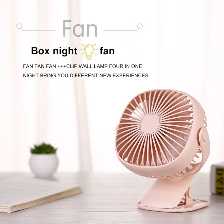 Sunshine  Box Night USB Fan With 360 Degree Rotation & Wind 3 Speeds(Pink)
