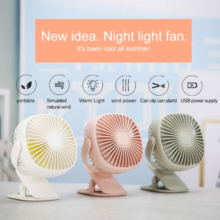 Sunshine  Box Night USB Fan With 360 Degree Rotation & Wind 3 Speeds(Pink)