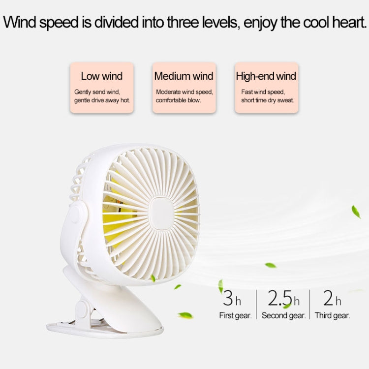 Sunshine  Box Night USB Fan With 360 Degree Rotation & Wind 3 Speeds(Pink)