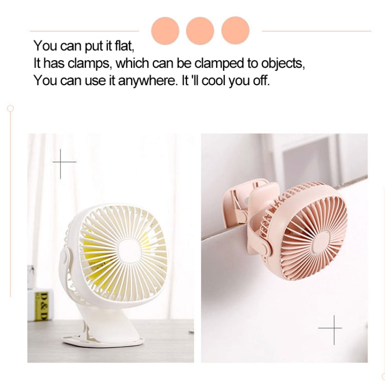 Sunshine  Box Night USB Fan With 360 Degree Rotation & Wind 3 Speeds(Pink)