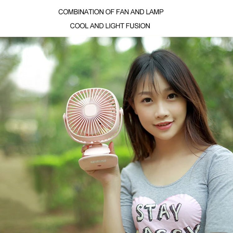 Sunshine  Box Night USB Fan With 360 Degree Rotation & Wind 3 Speeds(Pink)