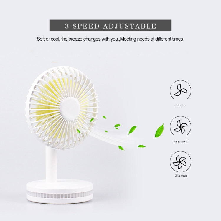Sunshine  Modern USB Fan Desk Lamp With 3 Speeds(Pink)