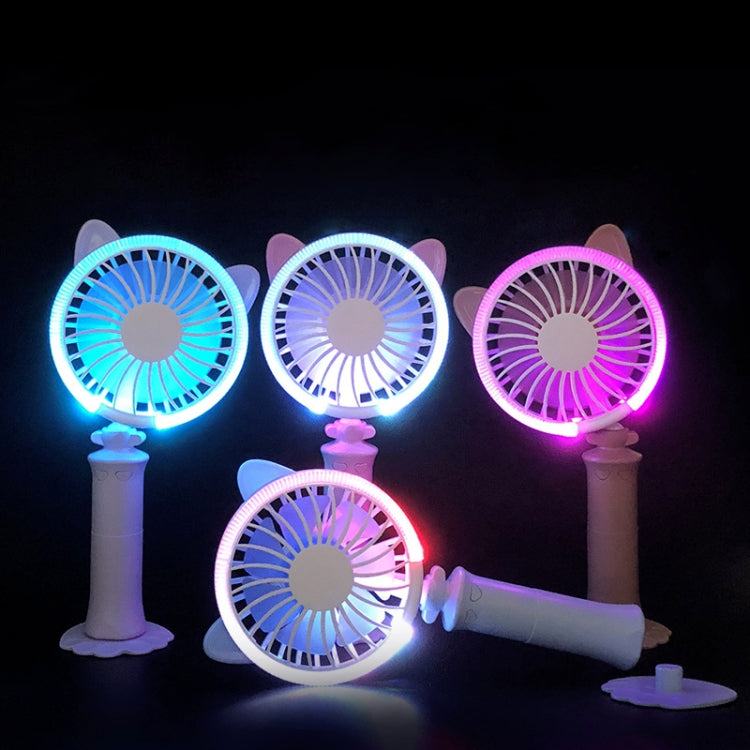 Sunshine Twisted Cat Night USB Fan With 180 Degree Rotation & Wind 2 Speeds