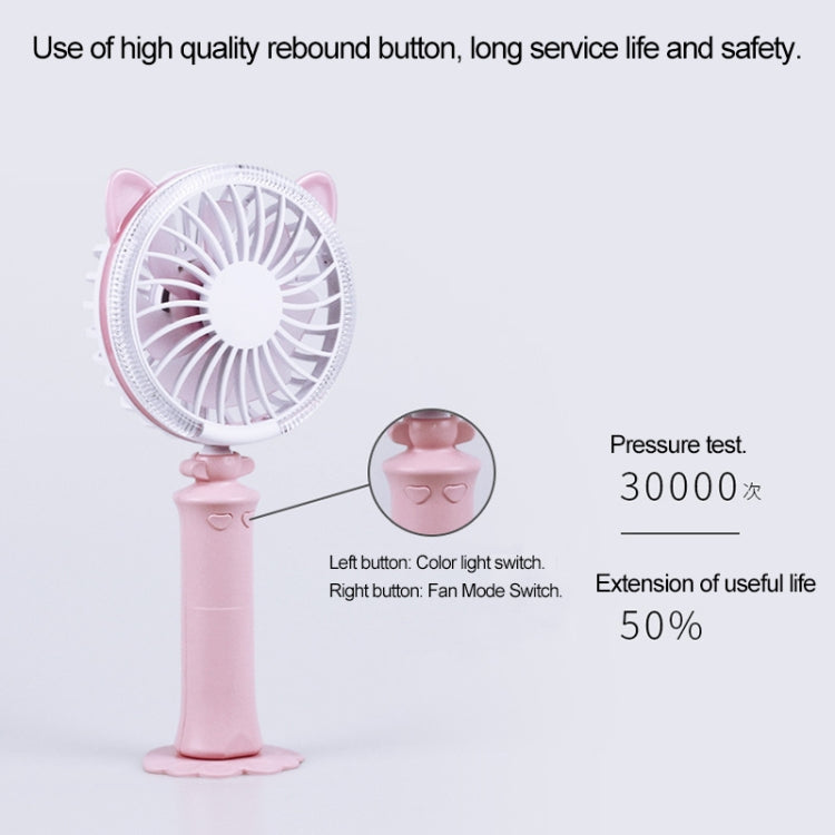 Sunshine Twisted Cat Night USB Fan With 180 Degree Rotation & Wind 2 Speeds