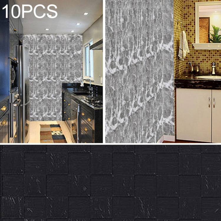 10 PCS Creative 3D Stone Pattern Wall Stickers Wallpaper Decoration, Size: 70 x 70cm