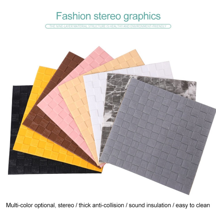 10 PCS Creative 3D Stone Pattern Wall Stickers Wallpaper Decoration, Size: 70 x 70cm
