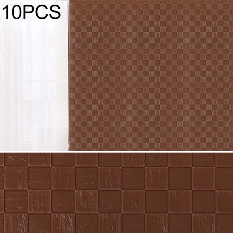 10 PCS Creative 3D Stone Pattern Wall Stickers Wallpaper Decoration, Size: 70 x 70cm