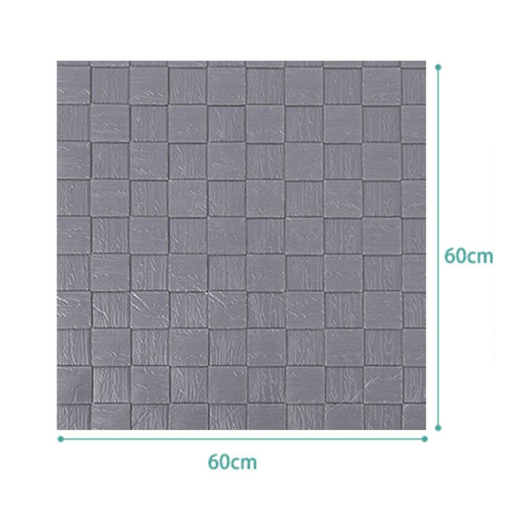10 PCS Creative 3D Stone Pattern Wall Stickers Wallpaper Decoration, Size: 70 x 70cm