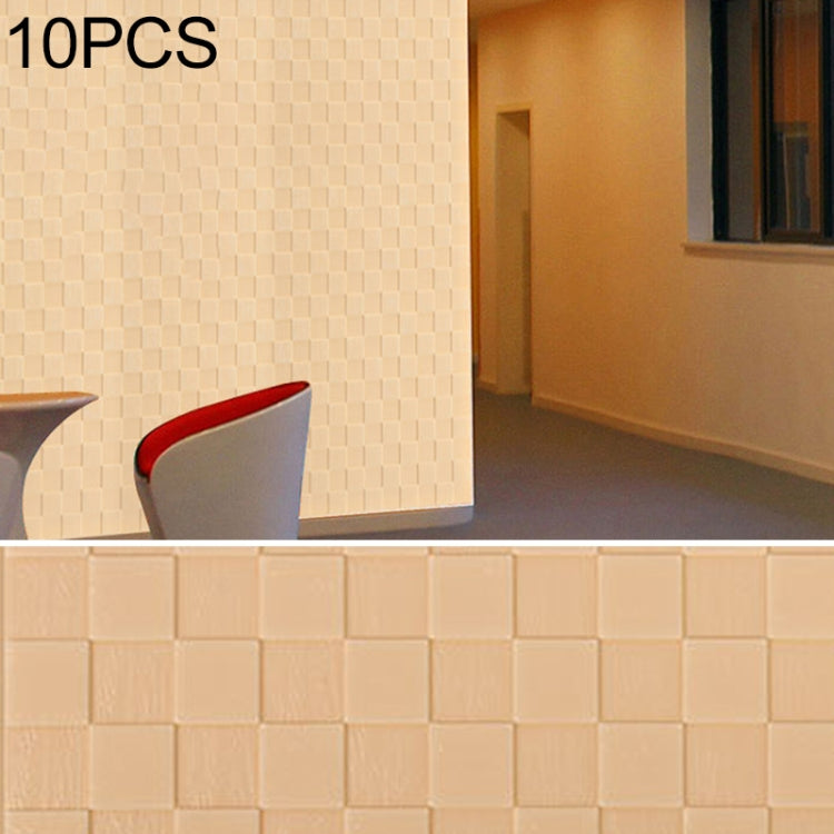 10 PCS Creative 3D Stone Pattern Wall Stickers Wallpaper Decoration, Size: 70 x 70cm