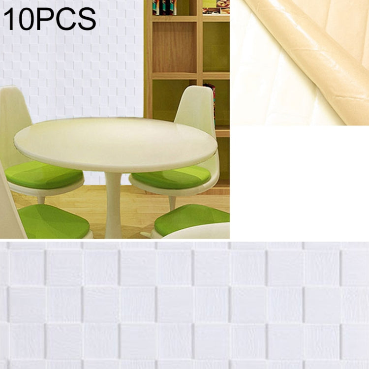 10 PCS Creative 3D Stone Pattern Wall Stickers Wallpaper Decoration, Size: 70 x 70cm