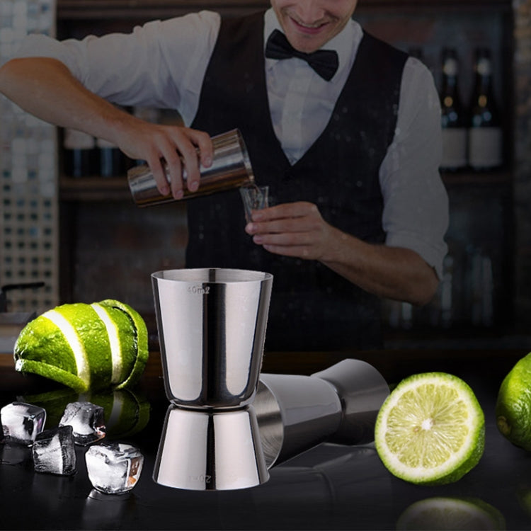 Stainless Steel Cocktail Double Head Measuring Cup, Capacity: 15ml / 30ml