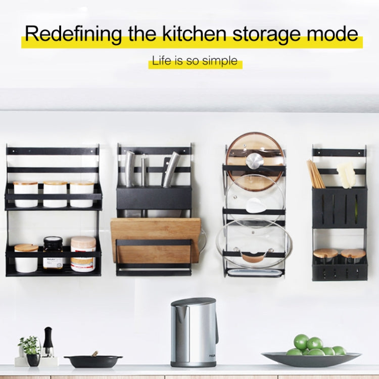 Kitchen Multi-function Stainless Steel Knife Holder Chopping Storage Rack