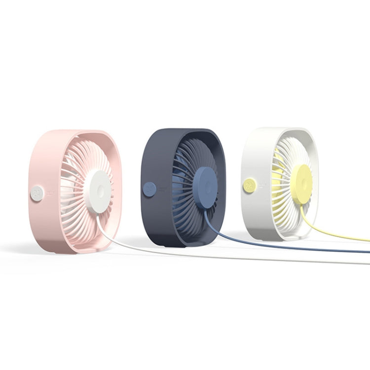 360 Degree Rotation  Wind 3 Speeds Mini USB Desktop Fan
