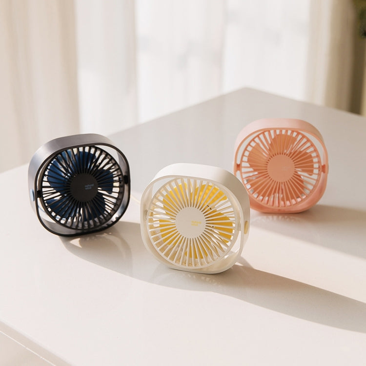 360 Degree Rotation  Wind 3 Speeds Mini USB Desktop Fan