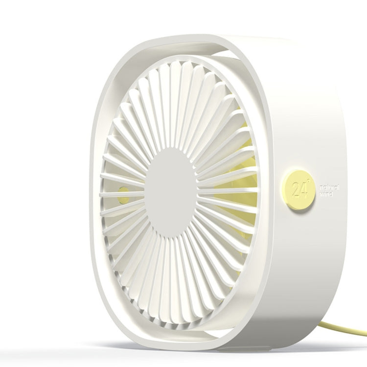 360 Degree Rotation  Wind 3 Speeds Mini USB Desktop Fan