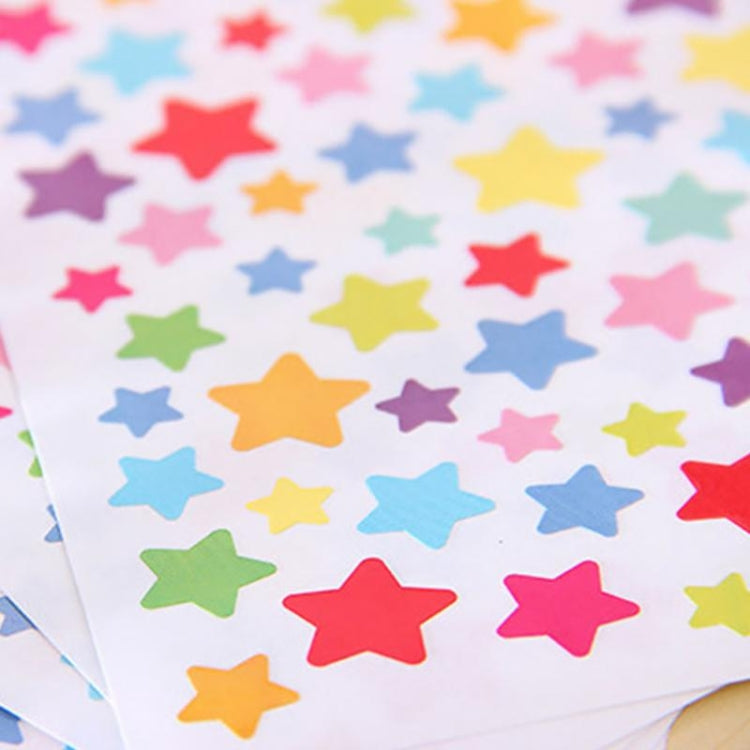 100 PCS Star Pattern Creative Children DIY Album Diary Watercolor Decorative Sticker