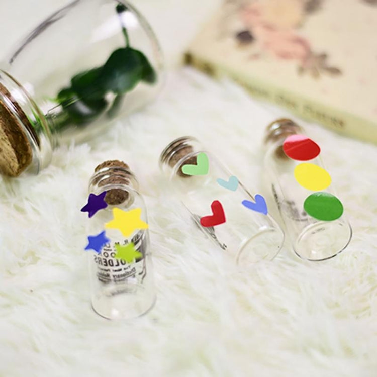 100 PCS Heart Pattern Creative Children DIY Album Diary Watercolor Decorative Sticker