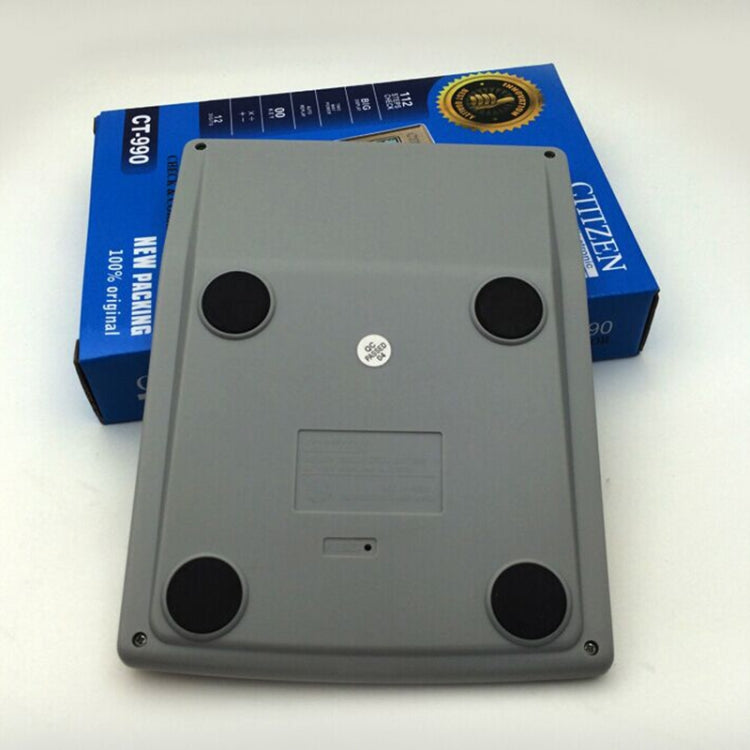 CT-990 Electronic Calculator 12 Bit Superior Quality Large Solar and AA Battery Dual Power Calculator