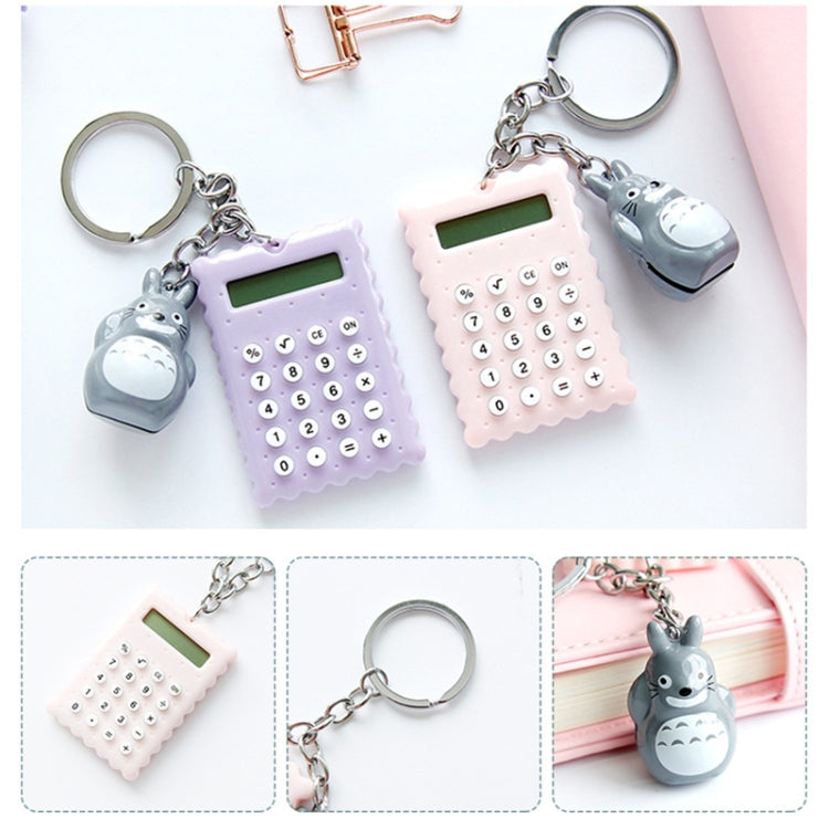 7522 Portable Lovely Cartoon Mini Ultrathin Button Battery Calculator, Size: 5.3*3.8cm