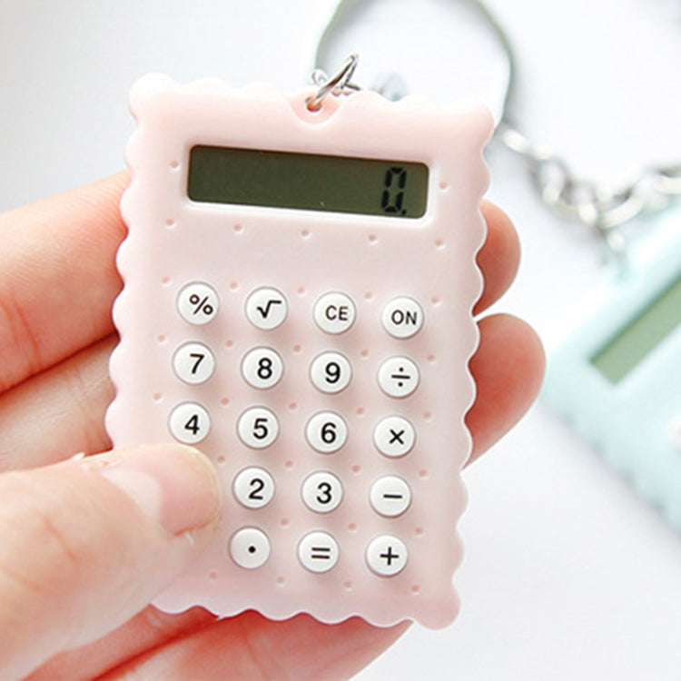 7522 Portable Lovely Cartoon Mini Ultrathin Button Battery Calculator, Size: 5.3*3.8cm