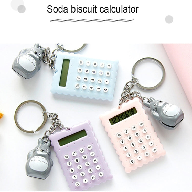 7522 Portable Lovely Cartoon Mini Ultrathin Button Battery Calculator, Size: 5.3*3.8cm