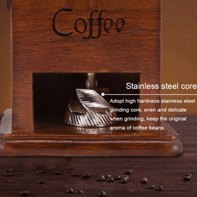 Classical Wooden Mini Coffee Grinder Manual Bean Spice Mill Hand Grinding Machine