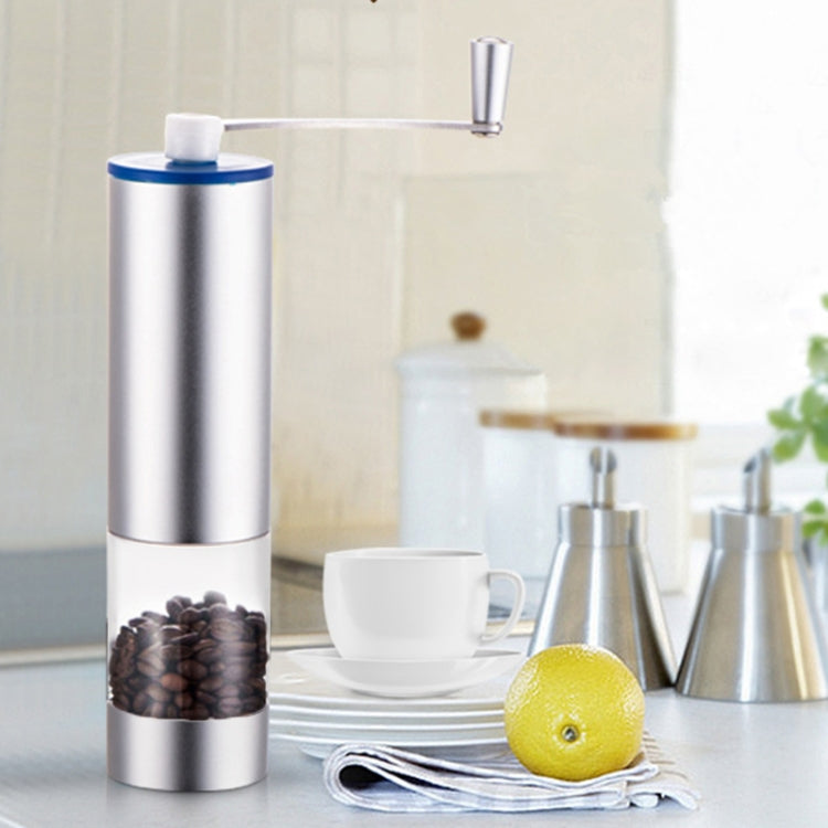 Portable Conical Burr Mill Manual Stainless Steel Spice Herbs Hand Crank Coffee Bean Grinder