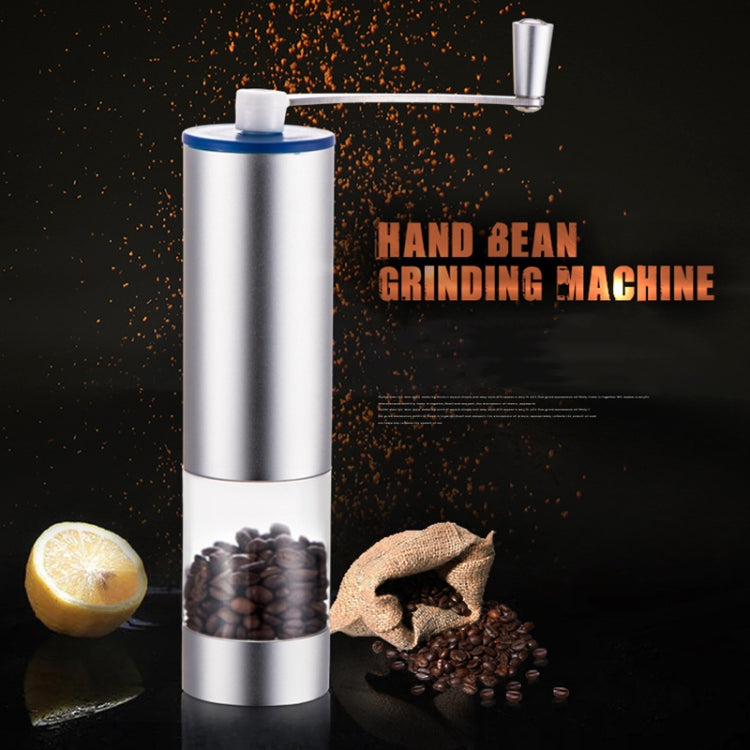 Portable Conical Burr Mill Manual Stainless Steel Spice Herbs Hand Crank Coffee Bean Grinder